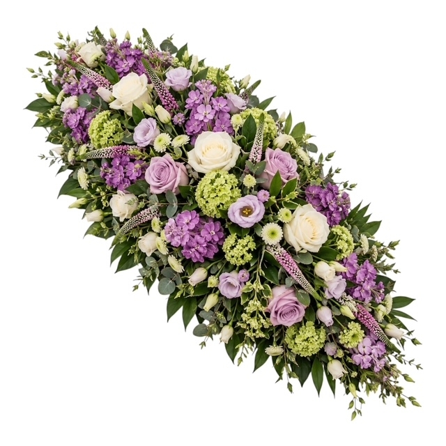 Lilac Coffin Spray